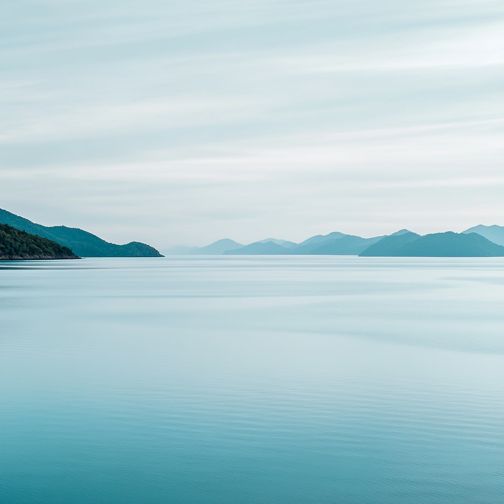 Calm sea illustration