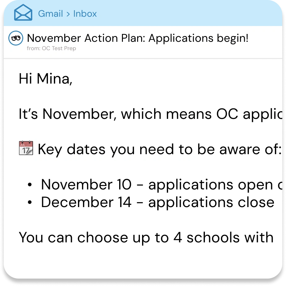 Monthly roadmap tips