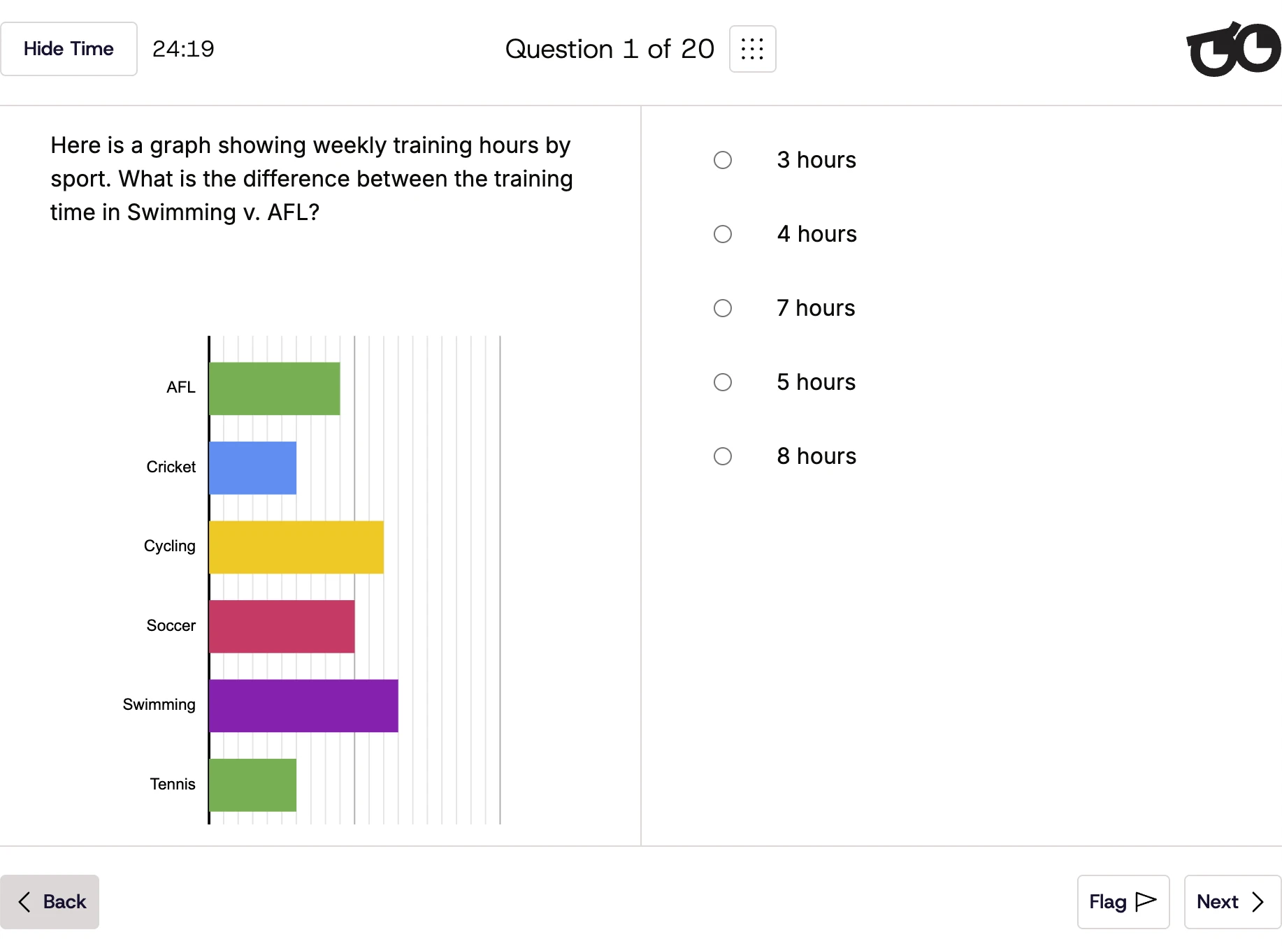 sample test question from OC Test Prep showing similar format to the NSW OC test